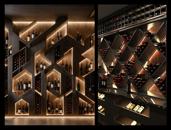 Elevating Wine Display with Precision Linear Lighting