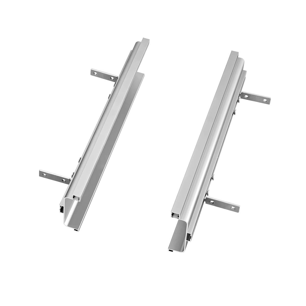 Modern Aluminum Drawer Slide with Integrated LED Lighting Strip