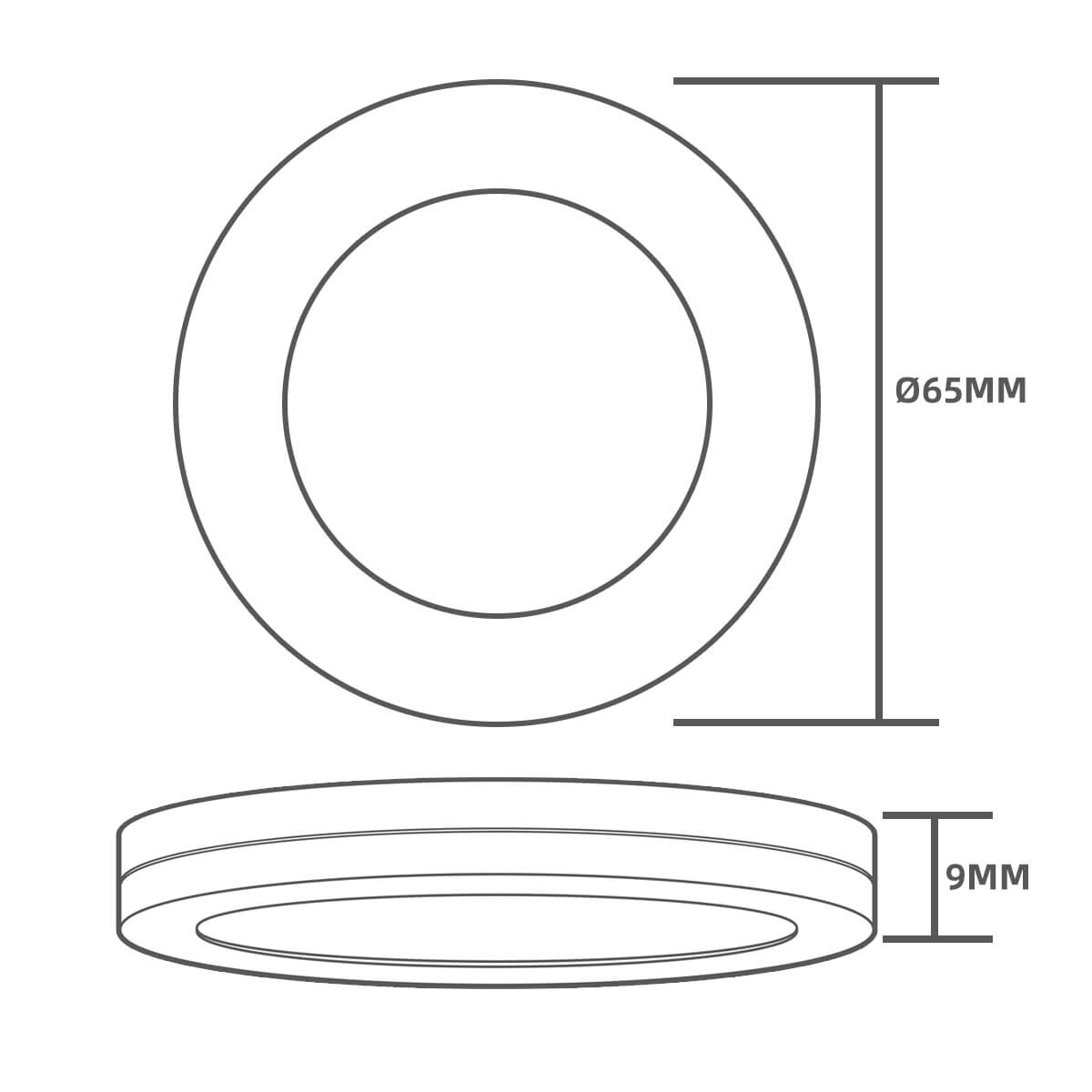  LED Puck Lights Under Cabinet Lighting 12V
