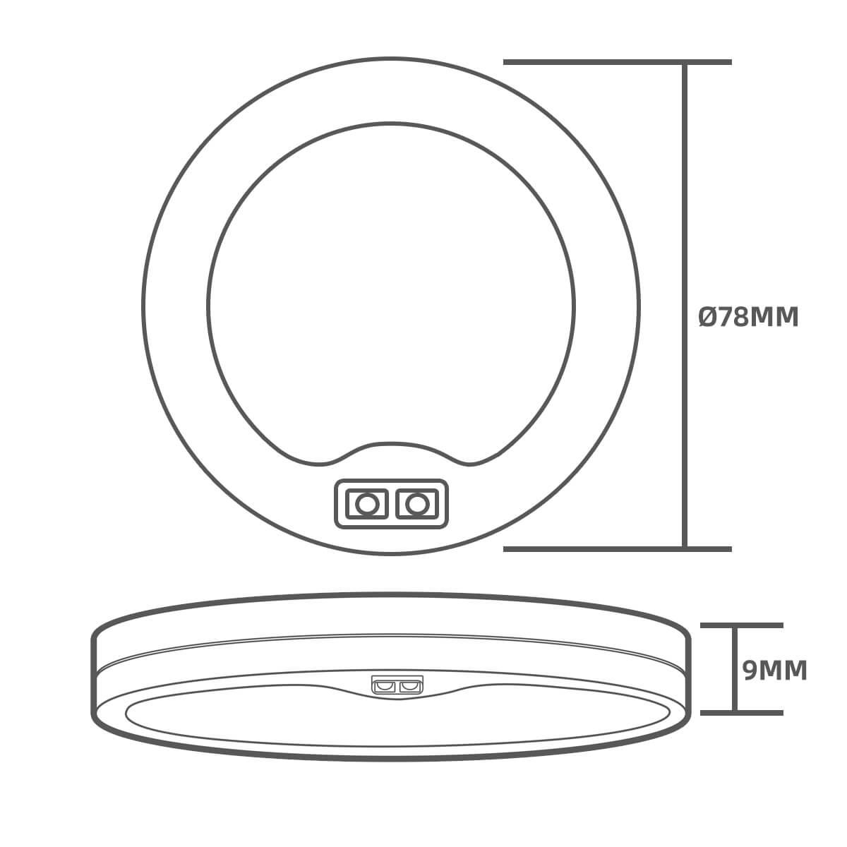 Wholesale Hardwired LED Puck Light Kit with Motion Sensor