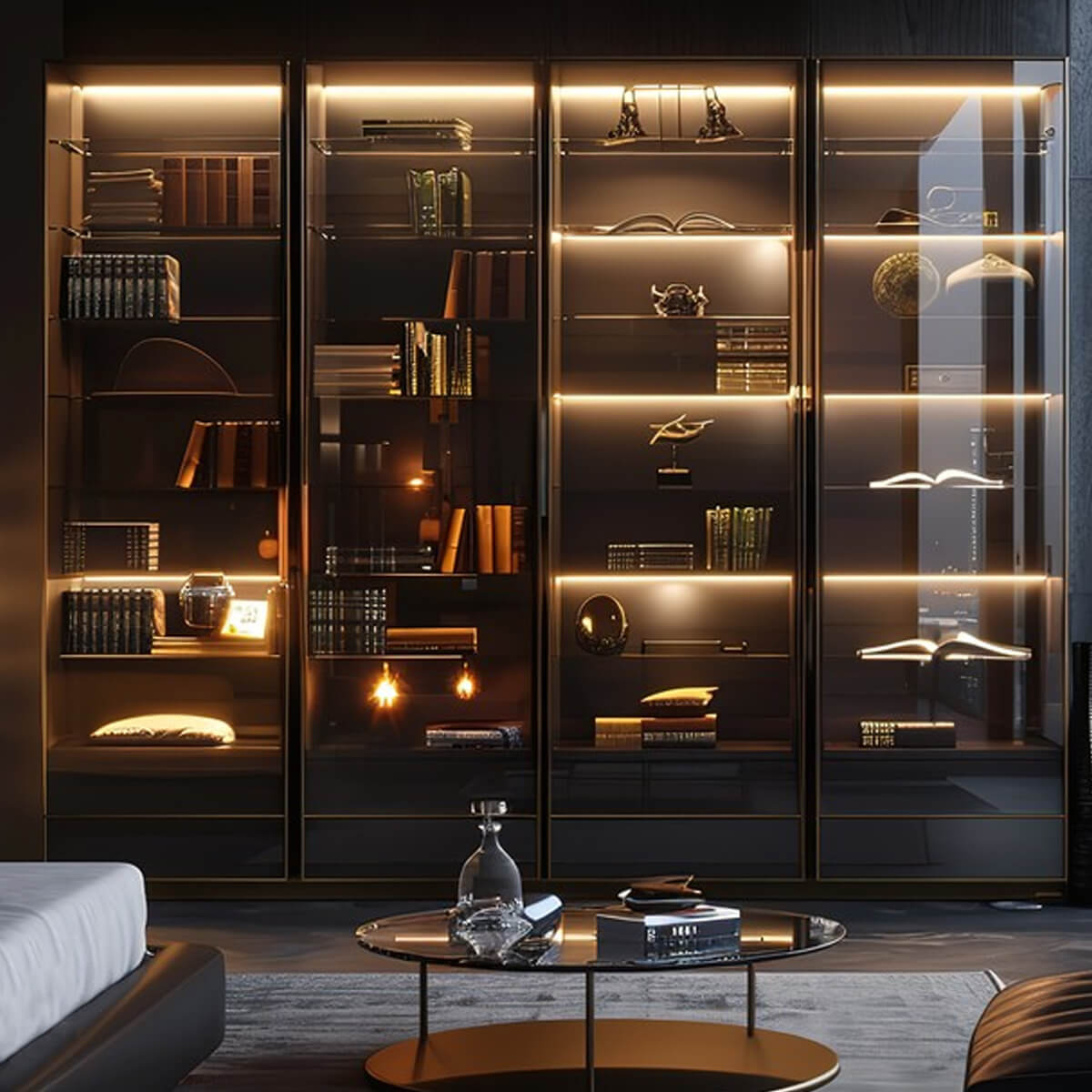 Smart Motion Sensor Under Cabinet Lighting with Remote Control