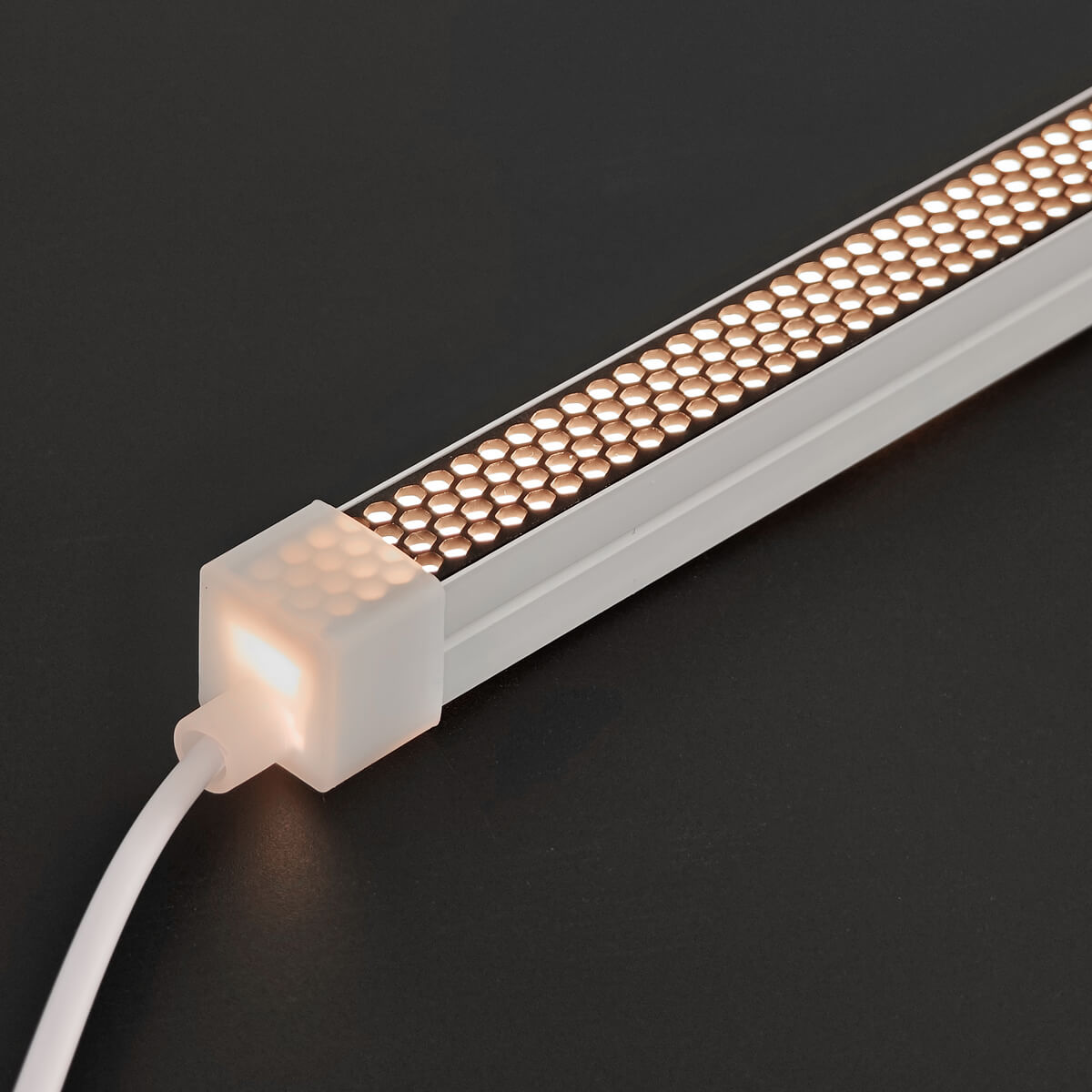 Silicone Anti-Glare Neon LED Linear Light with Honeycomb Cover