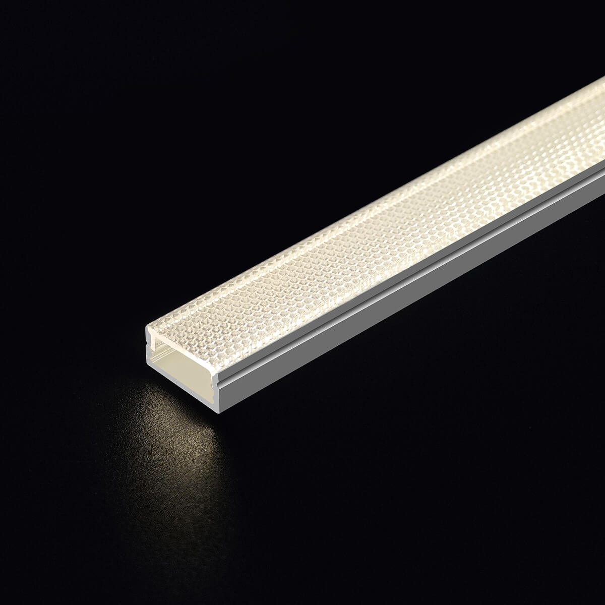 Professional LED Profile with Textured Anti-Glare PC Cover