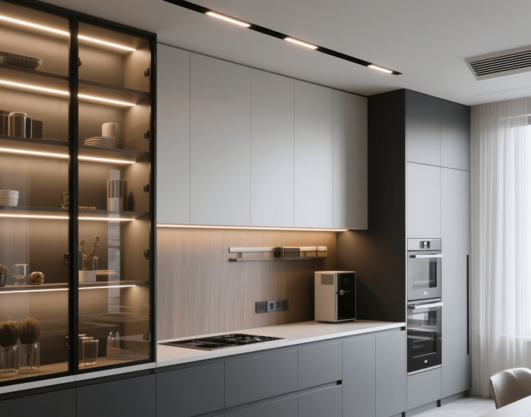 cabinet linear lighting