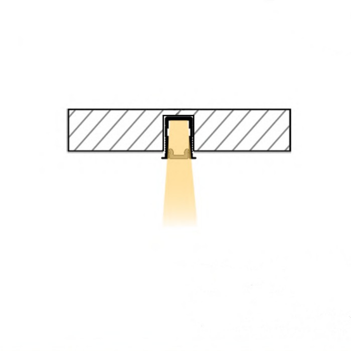 Slim Solderless LED Aluminum Profile Light 24V CRI92