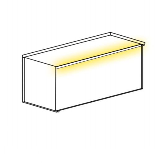 Flush Mount LED Aluminum Profile for Invisible Cabinet Lighting