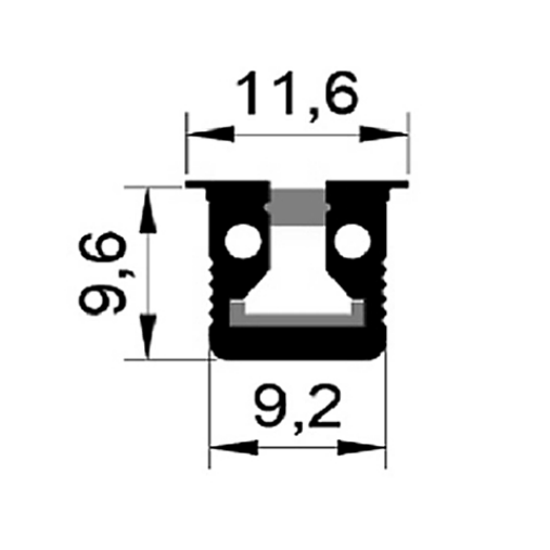 Slim Solder-Free LED Aluminum Profile Fixture for Cabinet Light