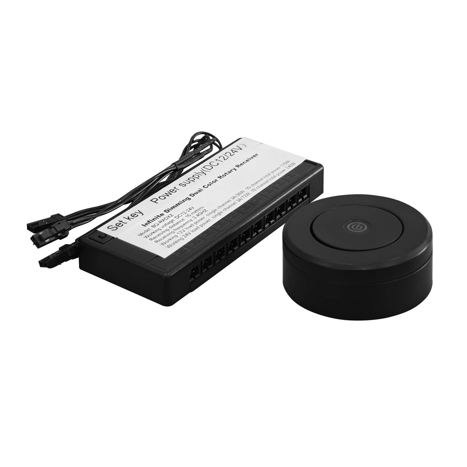 Furniture Linear Light Controller Wireless Knob Black