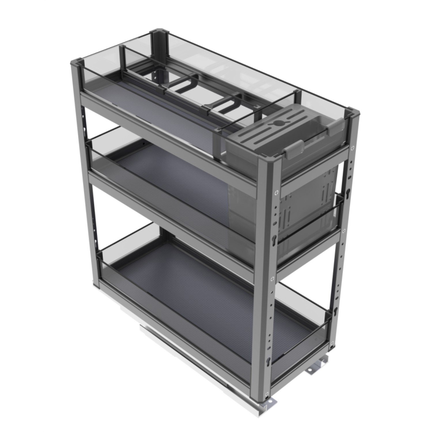 Seasoning Pots Storage Rack Kitchen Cabinet Pull Out Organizers