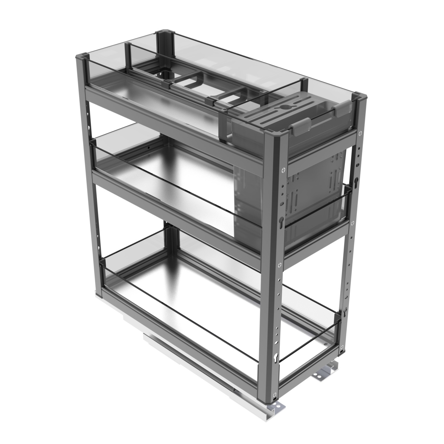 Seasoning Pots Storage Rack Kitchen Cabinet Pull Out Organizers