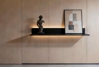 Up & Down Glowing LED Metal Storage Shelf