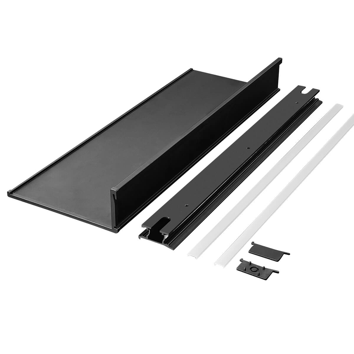 Up & Down Glowing Wall Mount LED Metal Wall Shelf Dimmable CCT