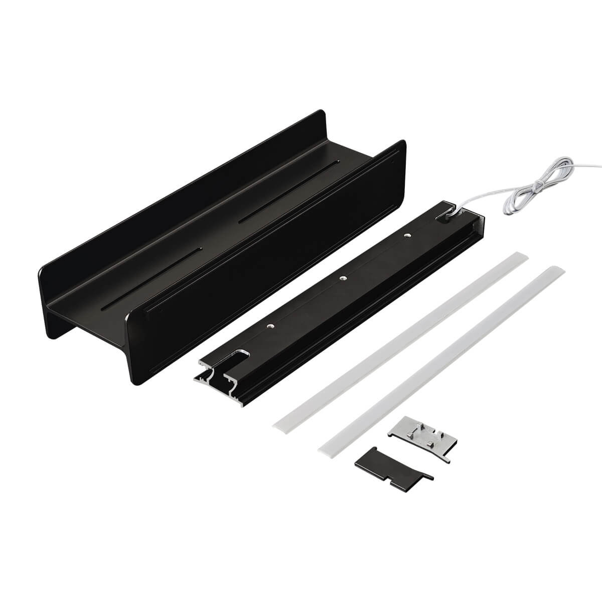 Modern Bathroom Storage Wall-mounted Light-emitting Shelf