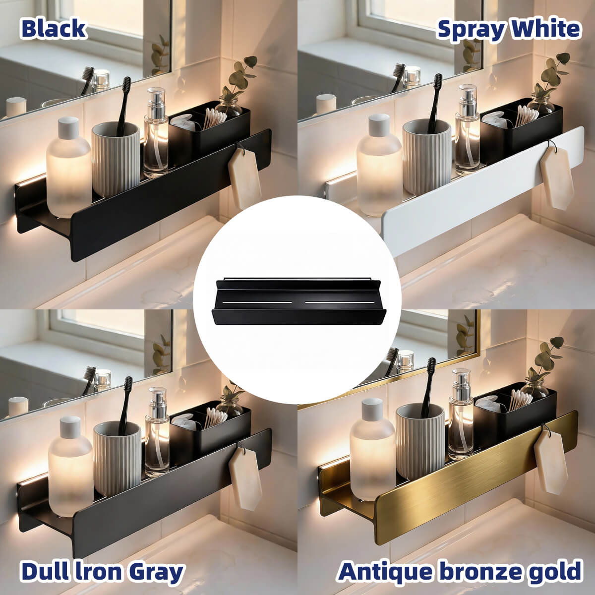 light up floating shelves