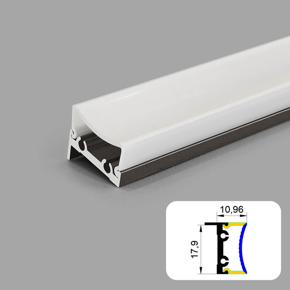 LED Cabinet Light 4517 for Cabinet Glass Board 8mm Thick