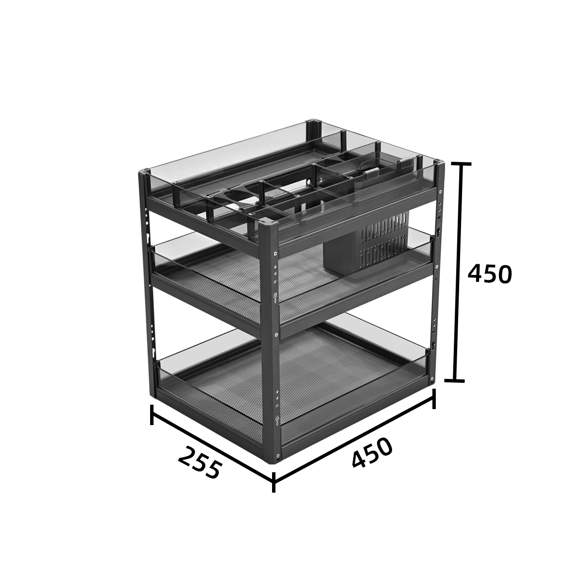 Kitchen Pull-out Sorage Basket 450*255*450mm