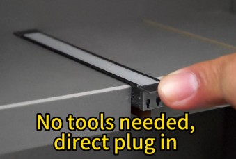 Solderless LED shelf linear lights