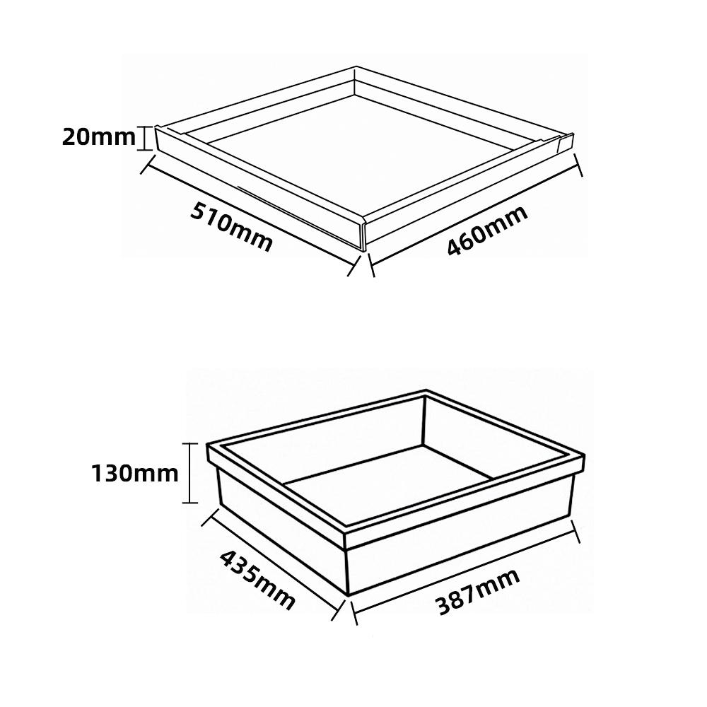 PU Leather Wardrobe Pull-out Box Closet Storage