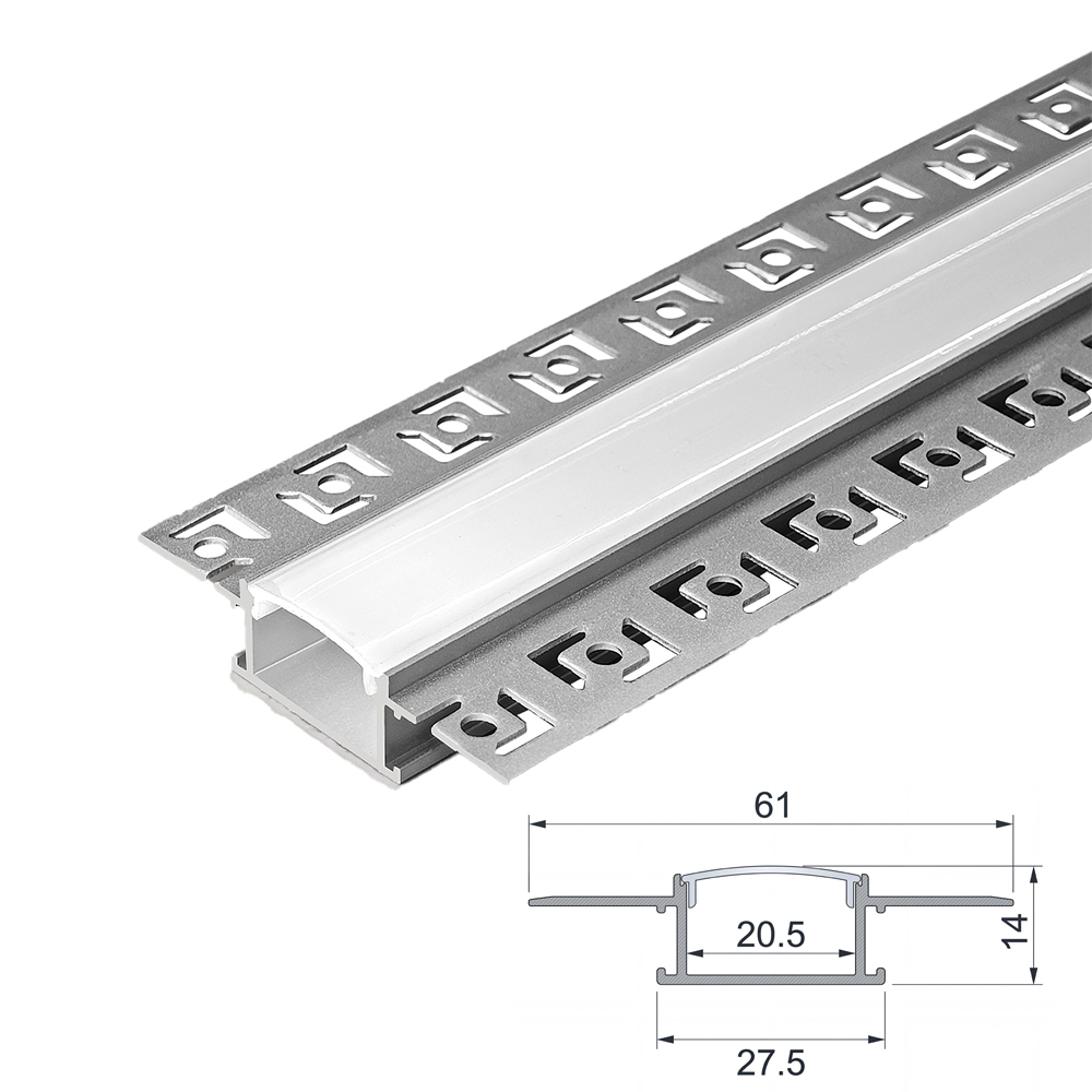 SYP-44-Embedded Batch Gray Lace Aluminum Profile Light Groove