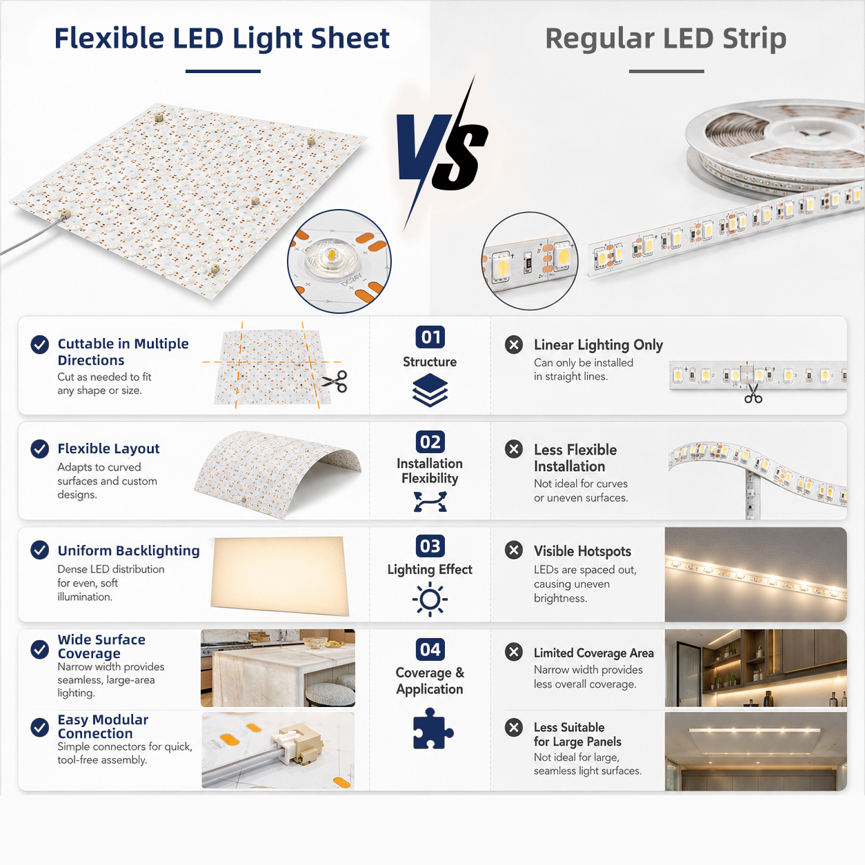LED Flexible Marble Light Panel RGB Full-Color Music Rhythm Remote Control High-end Display Cabinet Background Wall Decoration Lighting