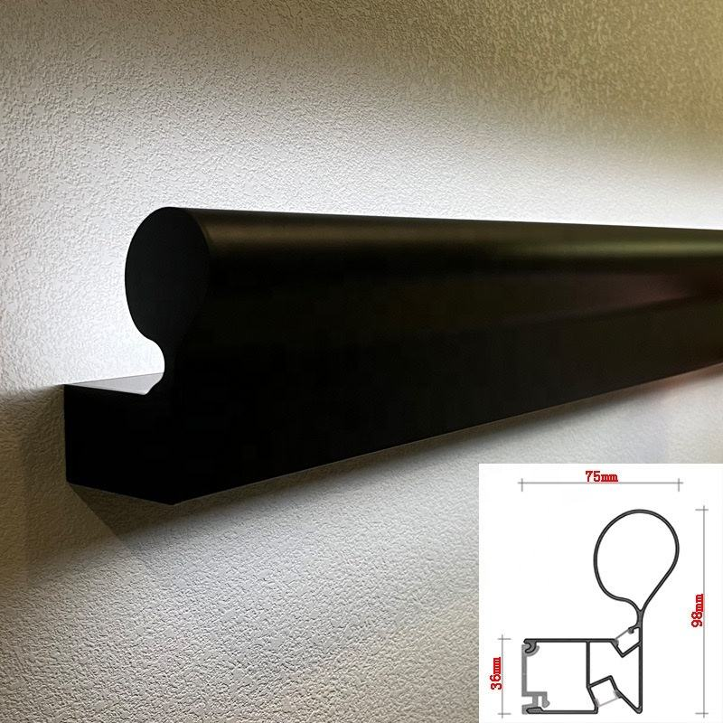 SYP-SR-LED Stair Handrail Wall Light  Double Side Up & Down Glow  Aluminum Surface Mounted Long Wall Lamp for Villa Staircase Corridor
