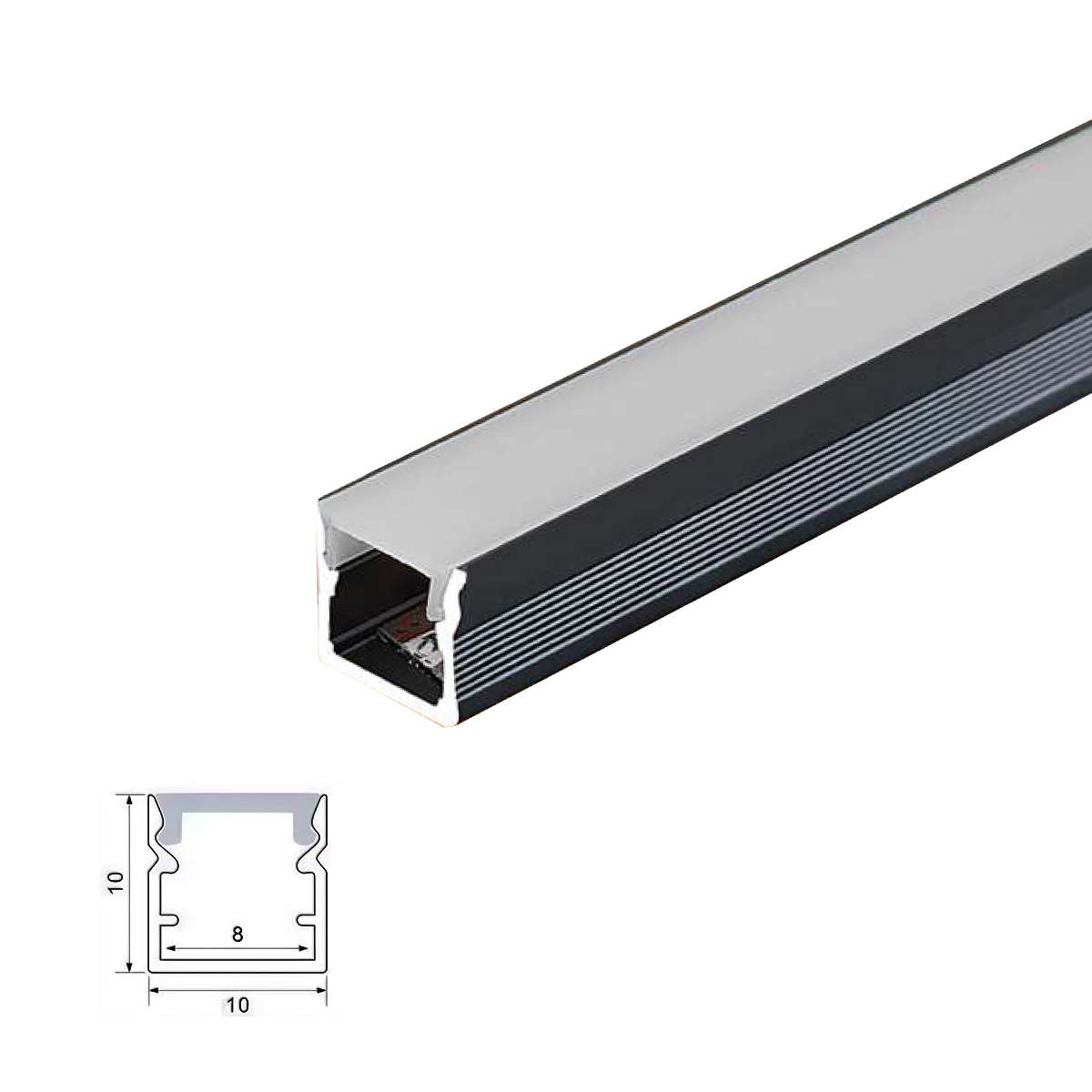 SYP-SL1010-Aluminum Channel Recessed Stair LED Light Sequential Step Light Controller Kit